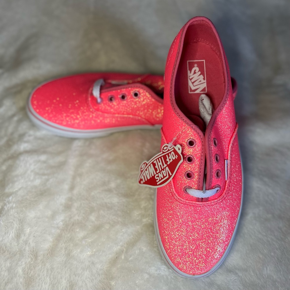 Pink Glitter Vans